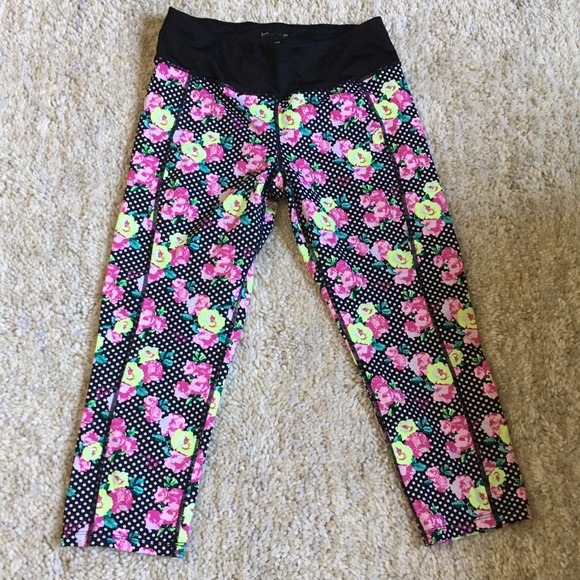 polka dot workout leggings